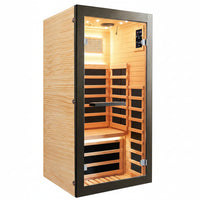 Indoor Infrared Sauna Built for Home Wellness, Low EMF Heating, Starry Light Ceiling, Built-in Speakers
