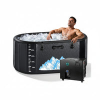 Cold Plunge Tub Built for Full-Body Recovery, 248 Gallons, 1HP Chiller, WiFi Controls, Water Treatment