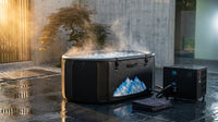 Cold Plunge Tub, 248 Gallon, 1 Horsepower, Heavy-Duty Ice Bath Tub for Athletes with Hot & Cold, Portable Inflatable Plunge Chiller with Water Treatment Kit, Immersion Therapy, Wifi (Black, 1 Set) — Lifestyle