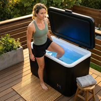 Cold Plunge Tub Built for Year-Round Recovery, Compressor Cooling, Ozone Sanitation, Weatherproof Design — Lifestyle