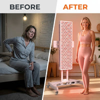 Red Light Therapy Device with Stand - Moving Pro Series Professional Edition — Before & After